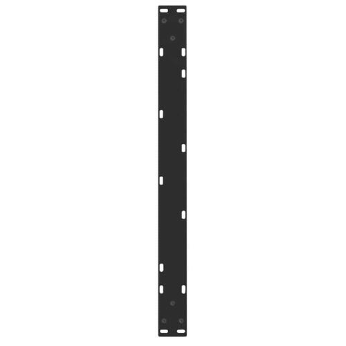 Spisebordsben V-formet 2 stk. 70x(42-43,3) cm stål sort