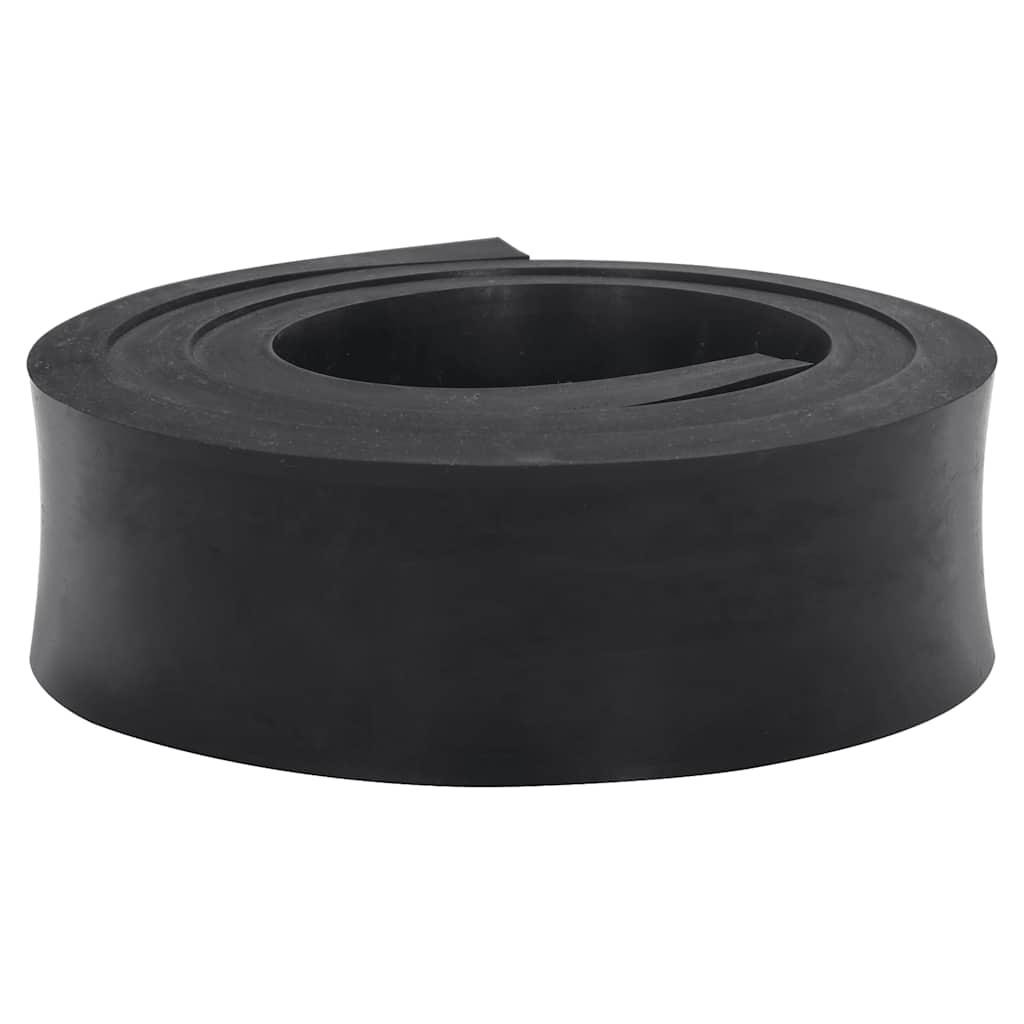 Gummikant til sneplov 180 × 10 × 2 cm - sort billede