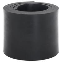 Gummikant til sneplov 200x15x1 cm sort