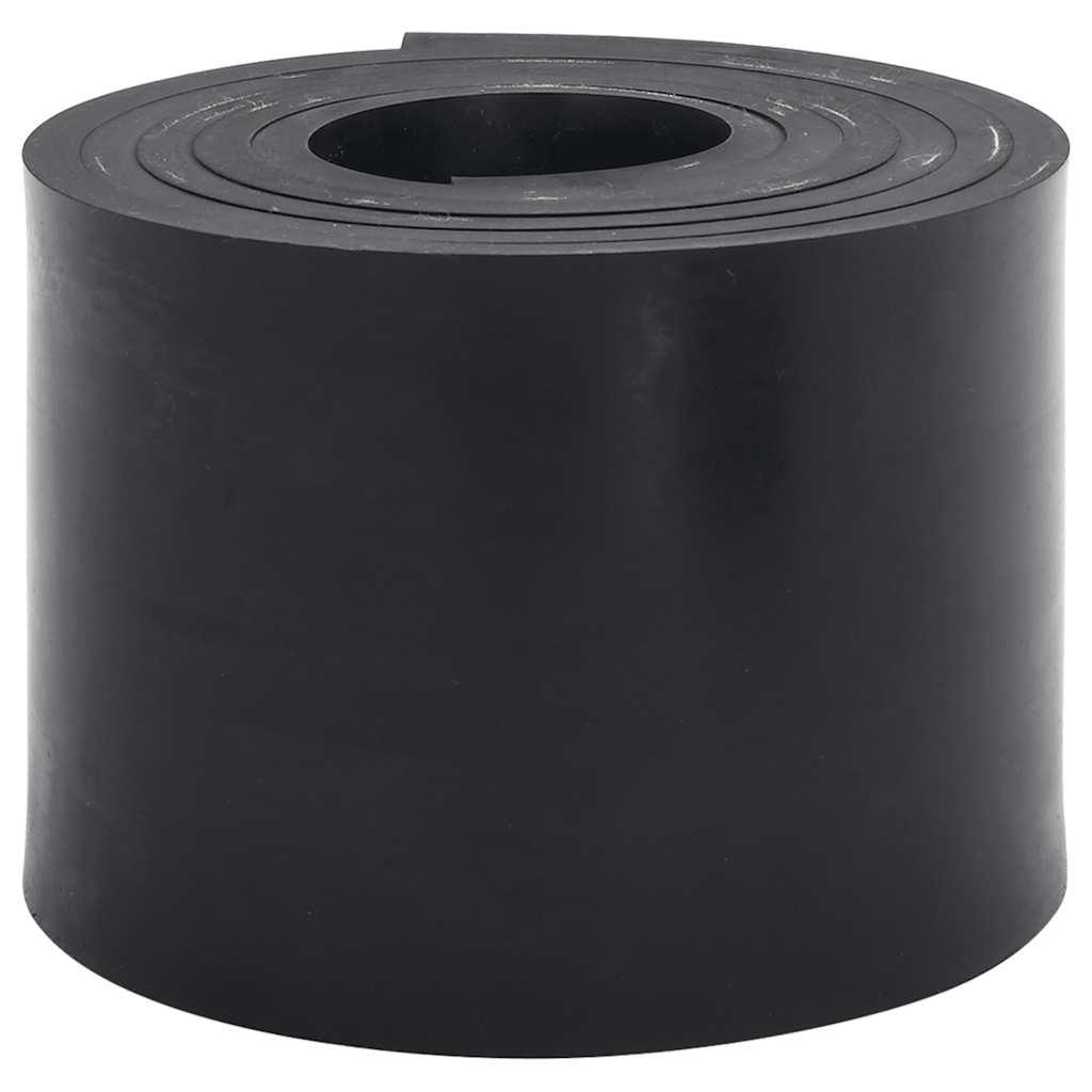 vidaXL gummikant til sneplov 300x15x1 cm sort