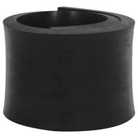 Gummikant til sneplov 120x15x2 cm sort
