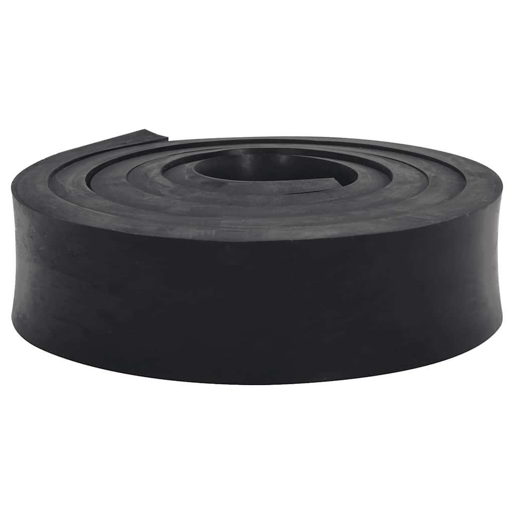 Gummikant til sneplov 250x10x2 cm sort