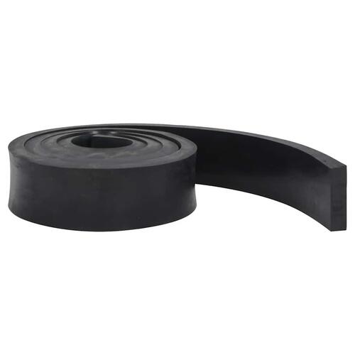Gummikant til sneplov 250x10x2 cm sort