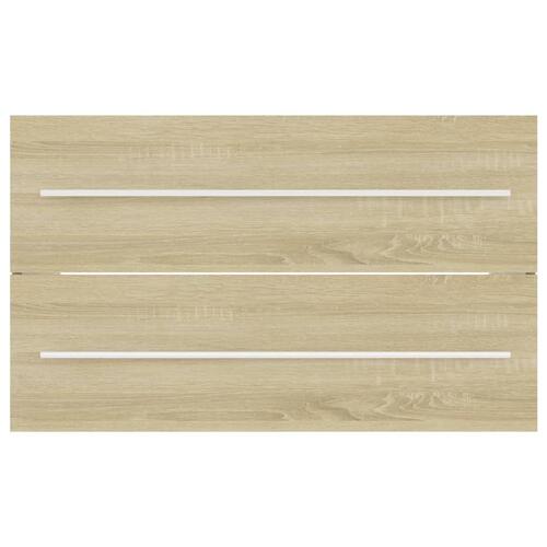 Vaskeskab 80x38,5x48 cm spånplade sonoma-eg