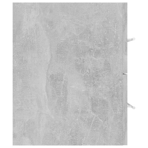 Vaskeskab 90x38,5x48 cm spånplade betongrå