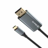 USB-C til HDMI-kabel Silver HT LOGAN Sort