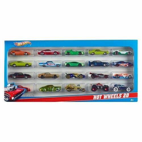 Legetøjssæt med køretøjer Hot Wheels H7045 (20 enheder)