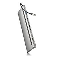 USB Hub NGS WONDERDOCK12 Grå Sølvfarvet