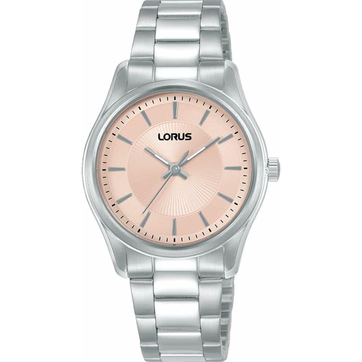 Lorus herreur RG249XX9 - pink skive, sølvfarvet lænke