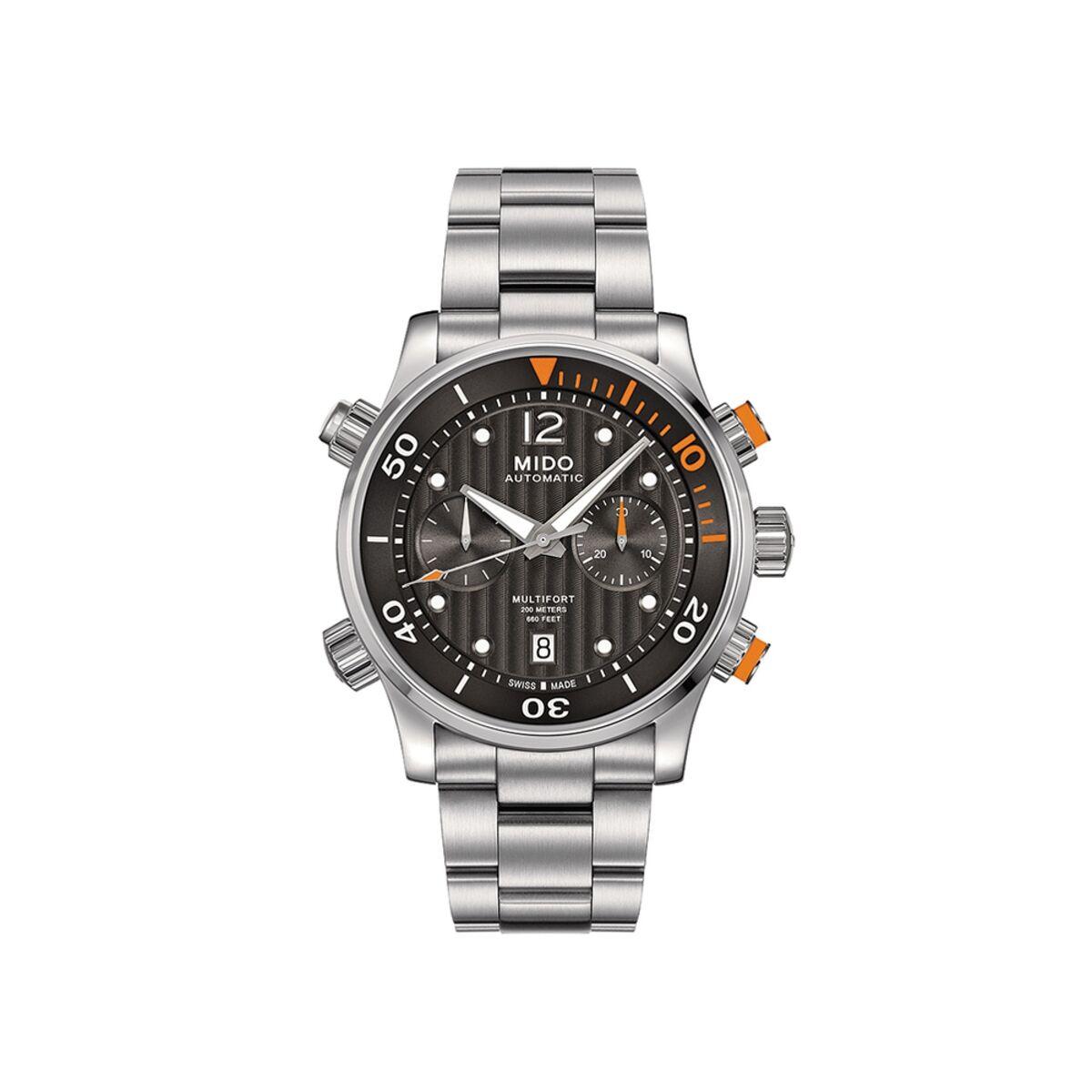 Mido Multifort Two Crowns herreur - automatisk (Ø 44 mm)