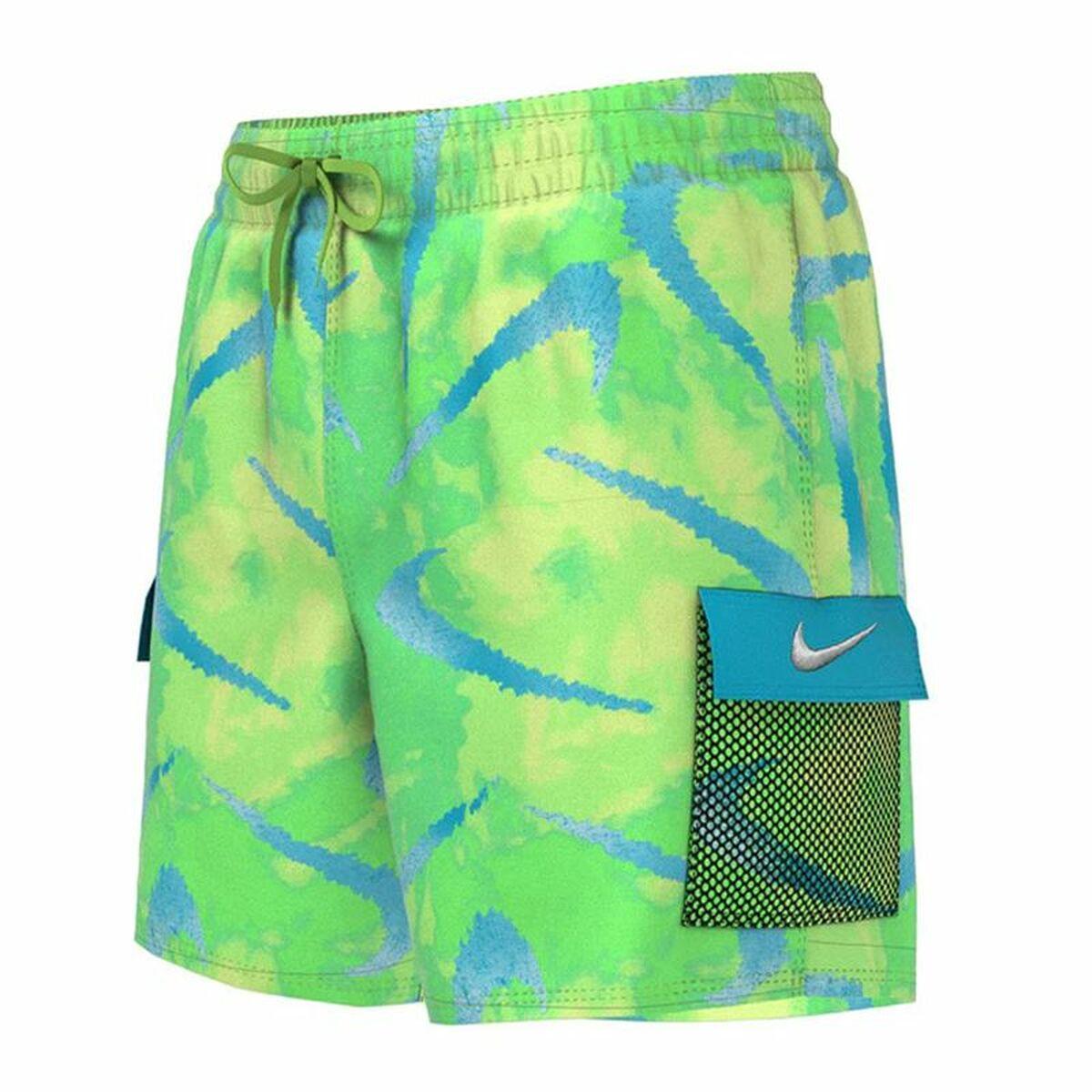 Sport shorts til børn Nike Limegrøn 8-9 år