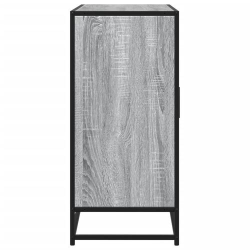 Skænk 92x35x76 cm konstrueret træ grå sonoma-eg