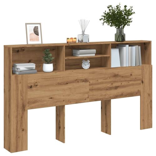 Sengegavl 180x19x103,5 cm konstrueret træ kunsteg