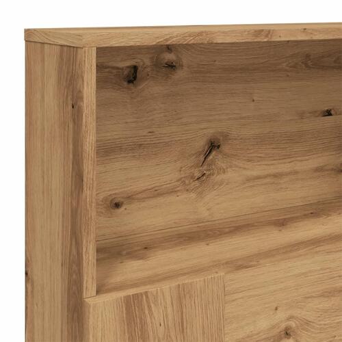 Sengegavl 180x19x103,5 cm konstrueret træ kunsteg