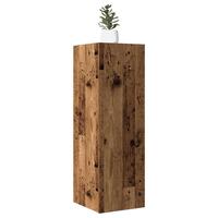 Tv-bord 30,5x30x90 cm konstrueret træ antikt træ