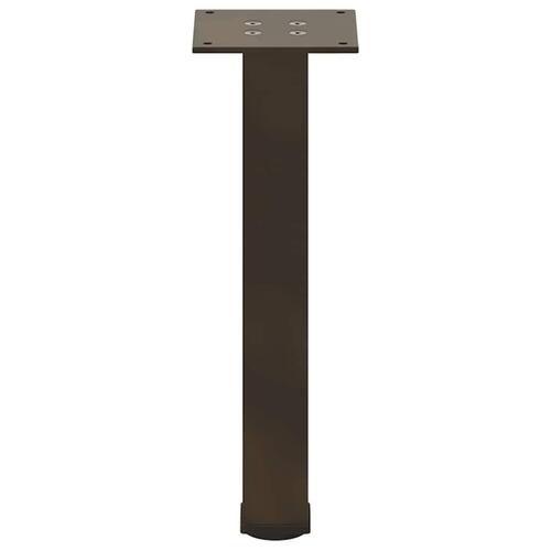 Sofabordben 4 stk. naturstål 30-32 cm stål