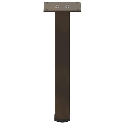 Sofabordben 4 stk. naturstål 30-32 cm stål
