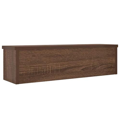 Køkkenstativ kan stables 50x15x16 cm brun egetræsfarve