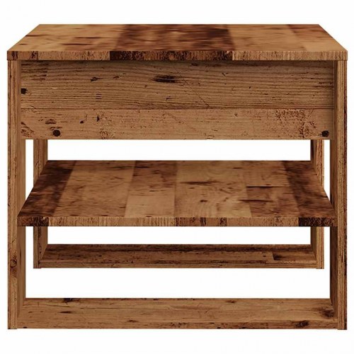 Sofabord 55,5 x 55 x 45 cm - antikt træ