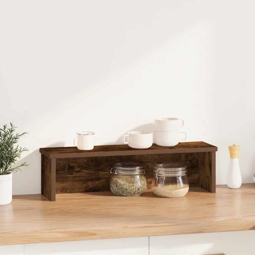 Køkkenstativ kan stables 50x15x16 cm røget egetræsfarve