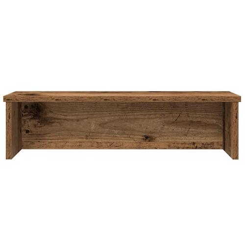 Køkkenstativ kan stables 50x15x16 cm konstrueret træ antikt træ