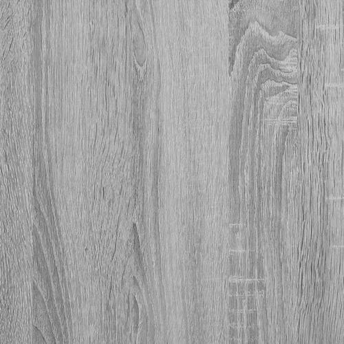 Bogreol 40x24x76 cm konstrueret træ grå sonoma-eg