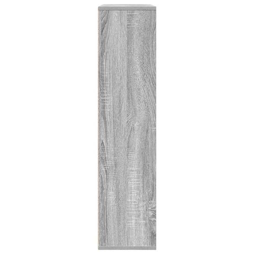 Bogreol 89x24x101,5 cm konstrueret træ grå sonoma-eg