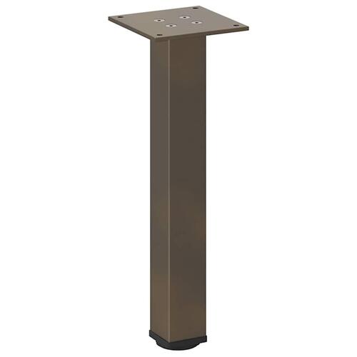 Sofabordben 4 stk. naturstål 42-44 cm stål