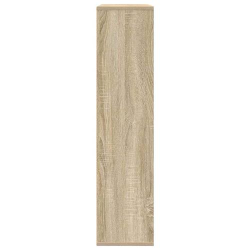 Bogreol 89x24x101,5 cm konstrueret træ sonoma-eg