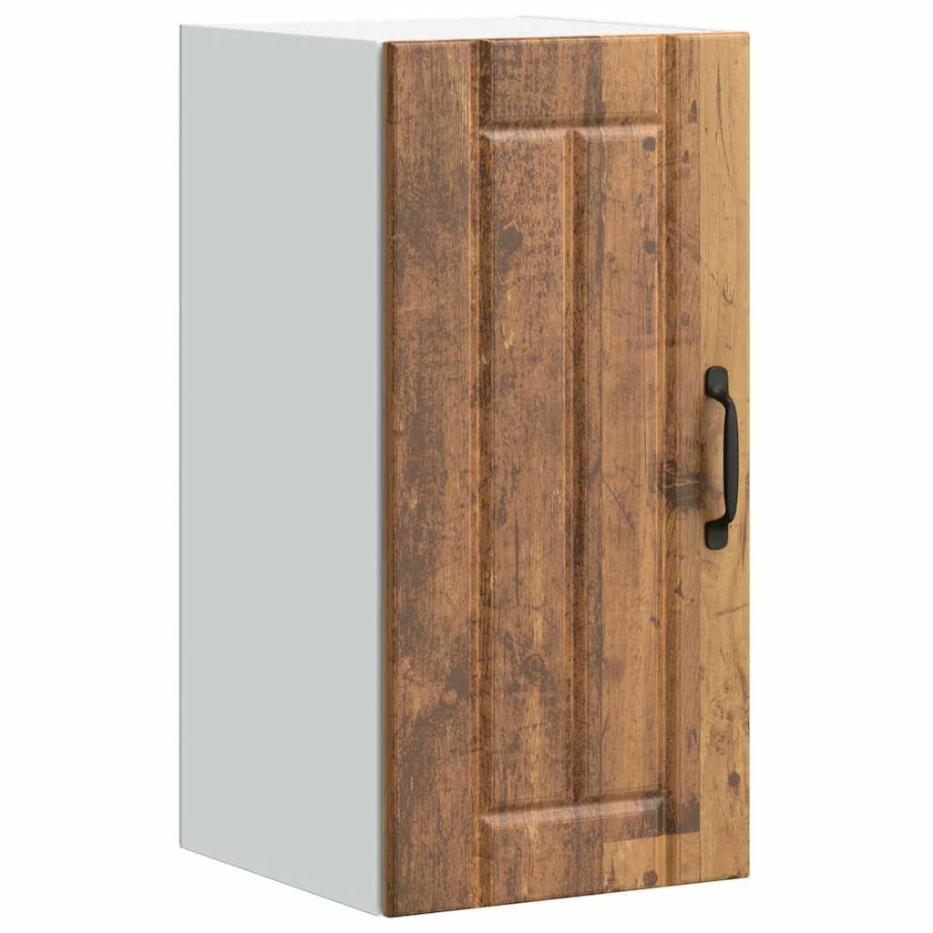 Køkkenvægskab Lucca - antikt træ look, konstrueret træ, 30×31×60 cm