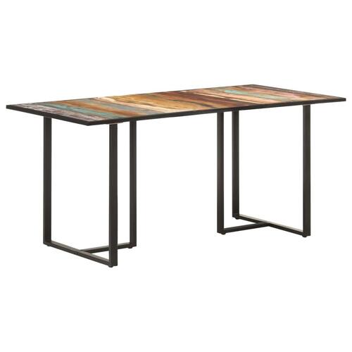 Spisebord 160 cm massivt genbrugstræ