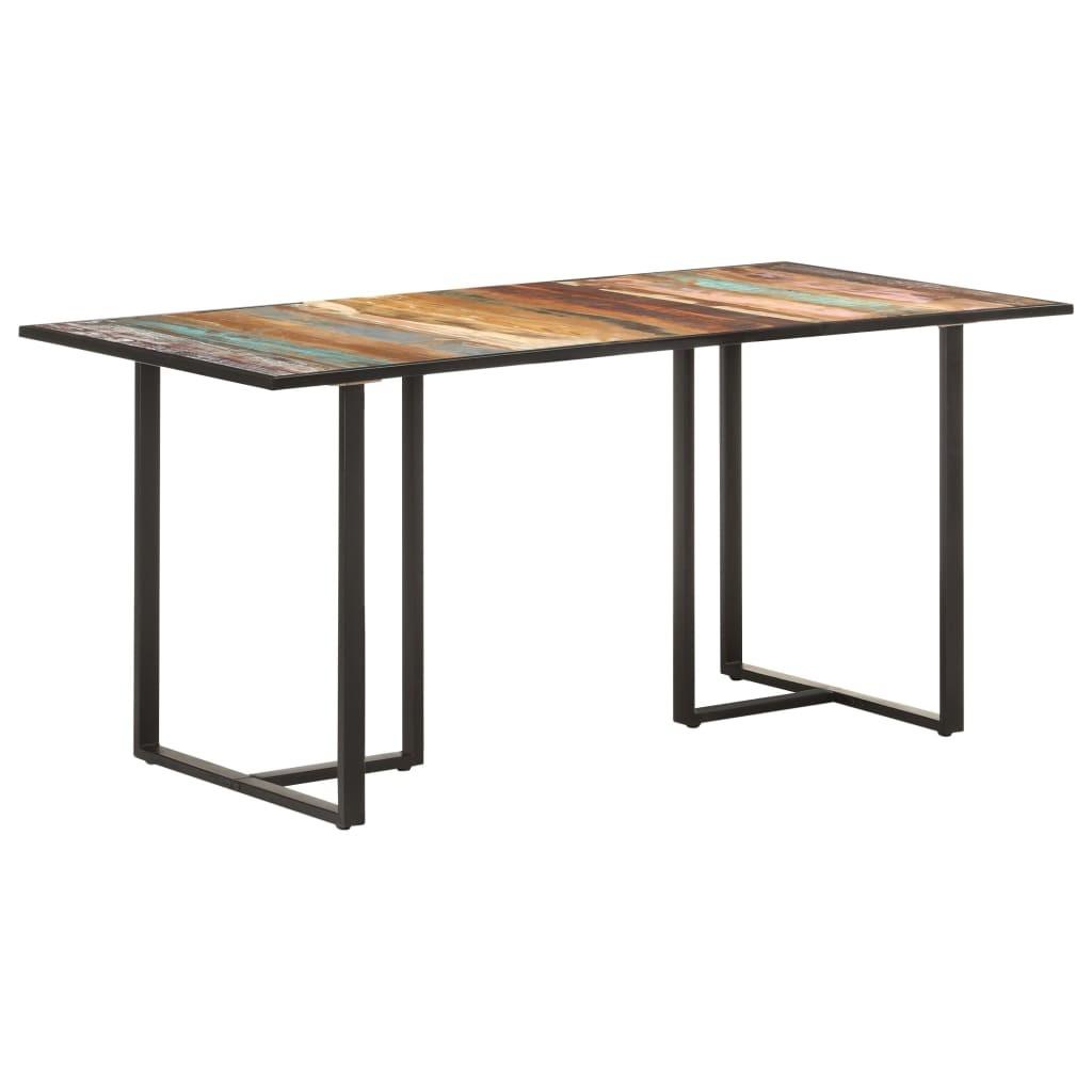 Spisebord 160 cm massivt genbrugstræ