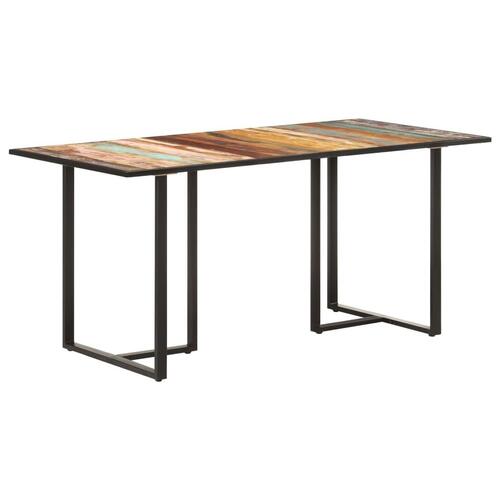 Spisebord 160 cm massivt genbrugstræ