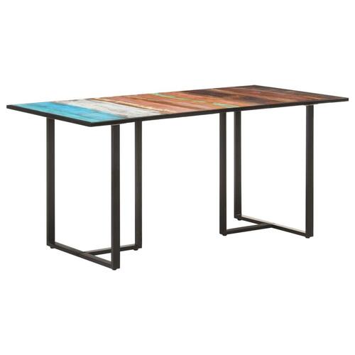 Spisebord 160 cm massivt genbrugstræ