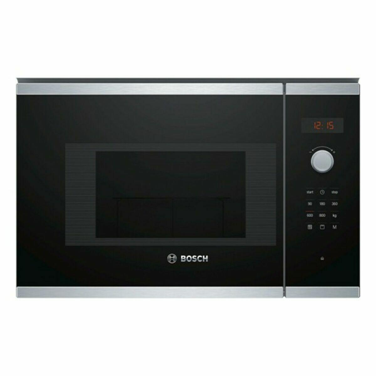 Mikrobølgeovn med Grill BOSCH BEL523MS0 20 L LED 1270W Sort Sort/Sølvfarvet Sølvfarvet 800 W 20 L