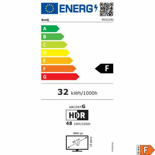 Gaming skærm BenQ 9H.LLYLA.TBE 4K Ultra HD 32" 60 Hz