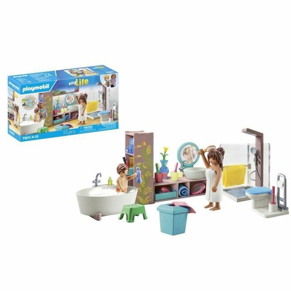 Playmobil 71611 Badeværelse med badekar - 55 dele billede