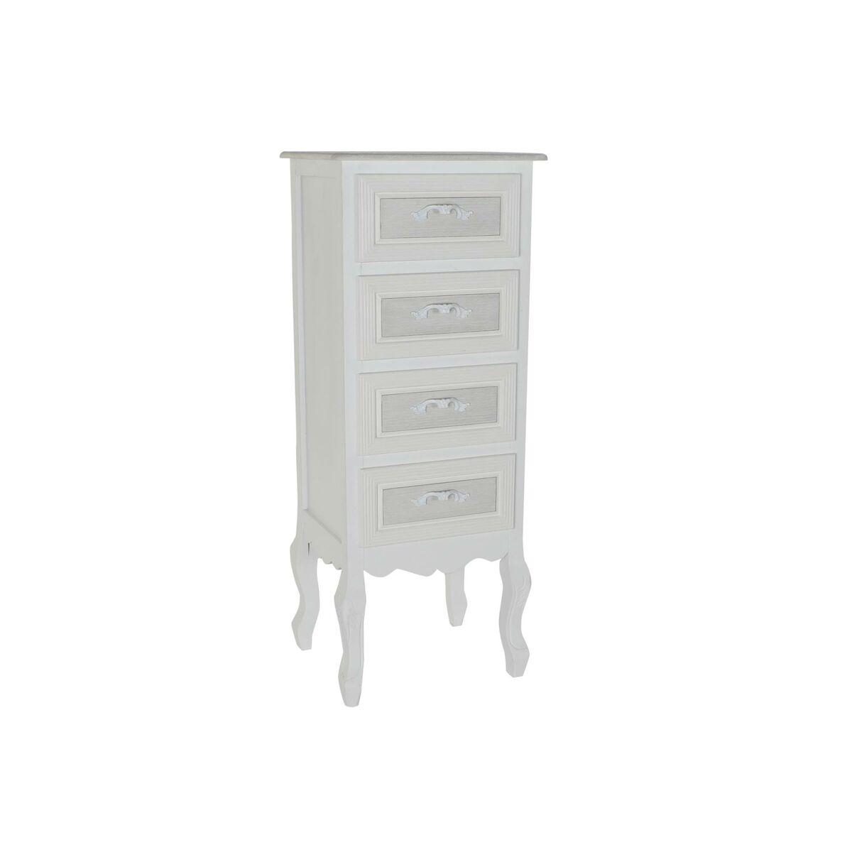 Chiffonier DKD Home Decor Hvid Træ MDF (40 x 36 x 100 cm)