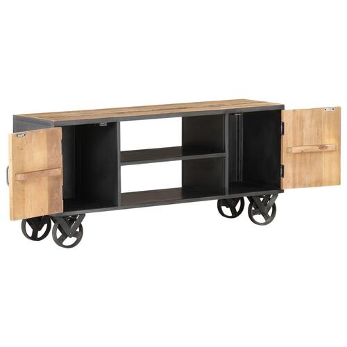 Tv-skab 110x30x49 cm massivt genbrugstræ