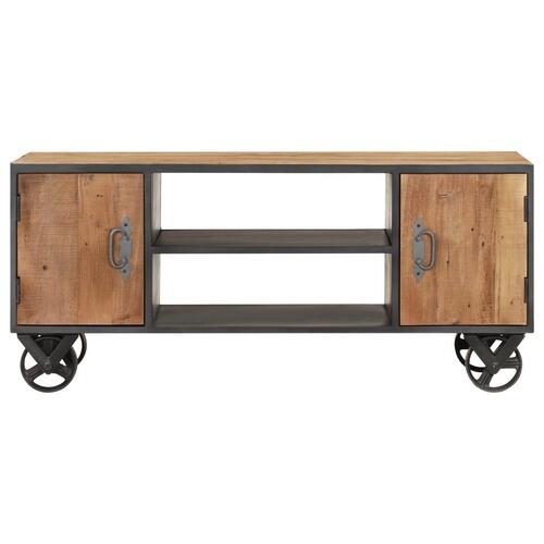 Tv-skab 110x30x49 cm massivt genbrugstræ