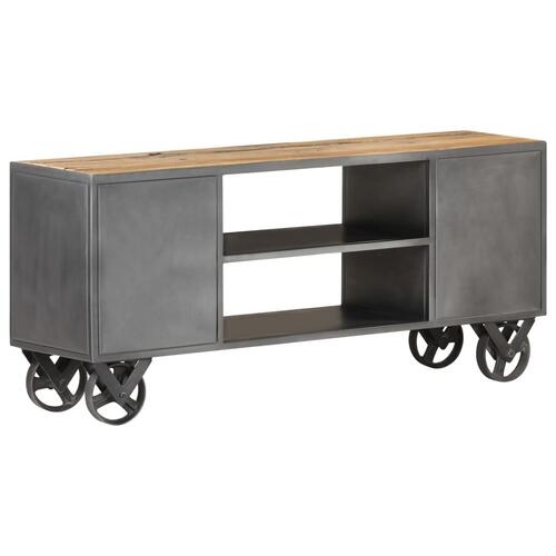 Tv-skab 110x30x49 cm massivt genbrugstræ
