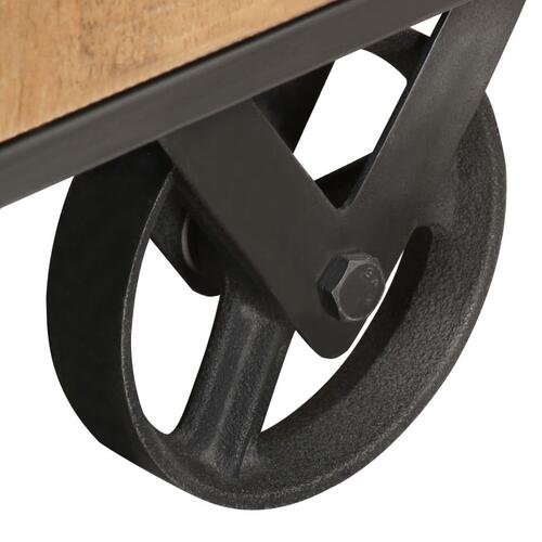 Tv-skab 110x30x49 cm massivt genbrugstræ