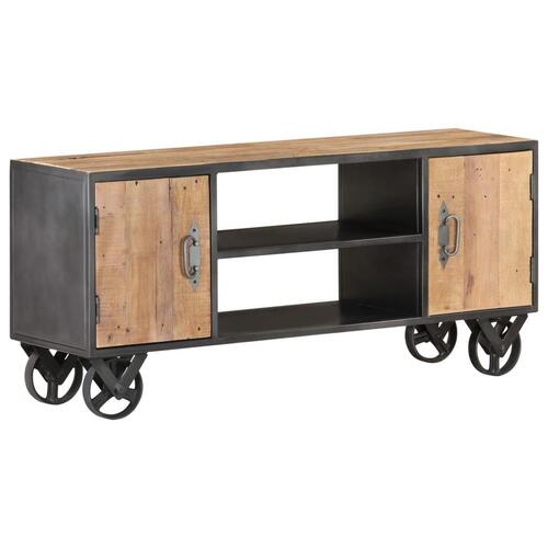Tv-skab 110x30x49 cm massivt genbrugstræ