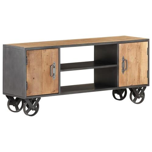 Tv-skab 110x30x49 cm massivt genbrugstræ