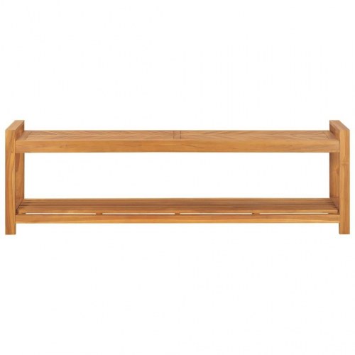 Bænk 160 cm massivt teaktræ