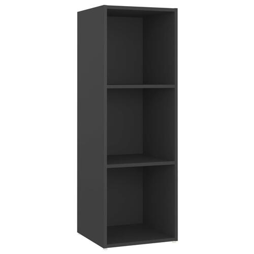 Tv-skab 107x35x37 cm konstrueret træ grå