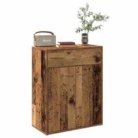 Skænk 60x30x75 cm konstrueret træ antikt træ