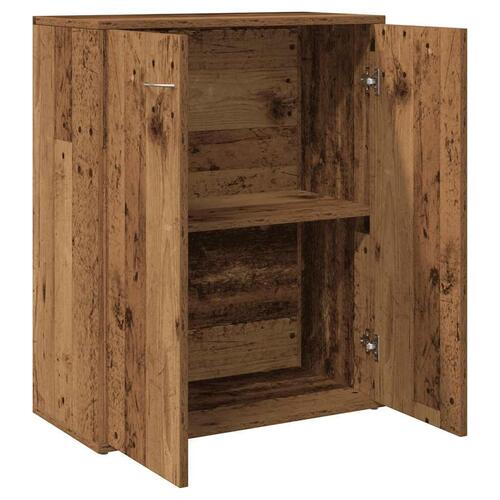 Skænk 60x30x75 cm konstrueret træ antikt træ