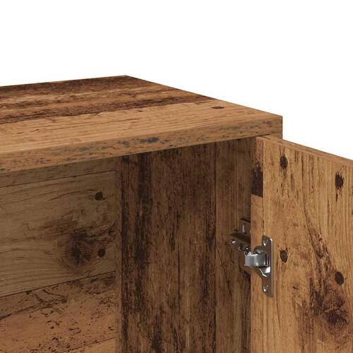 Skænk 60x30x75 cm konstrueret træ antikt træ