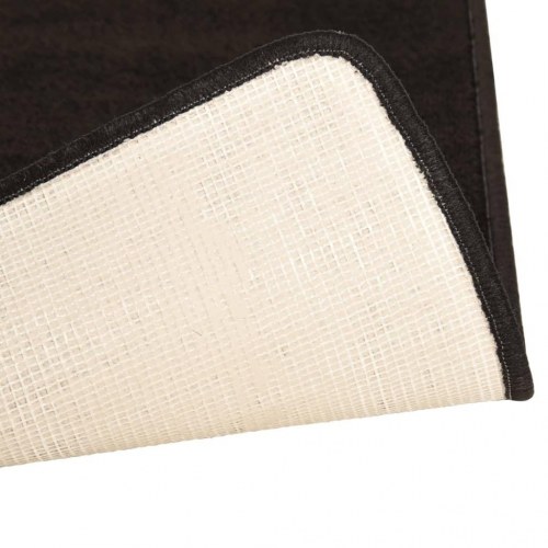 Shaggy tæpper 3 dele højt luv sort